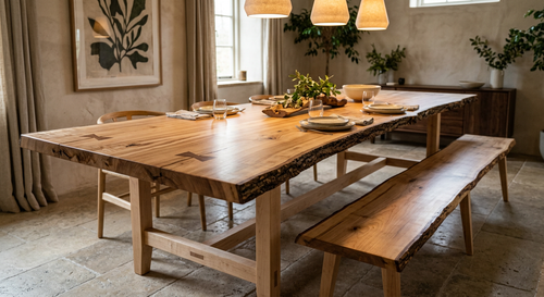 Hard Maple Live-Edge Table