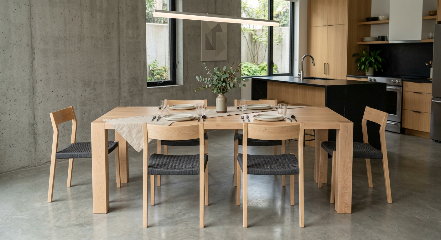Hard Maple Parsons Table