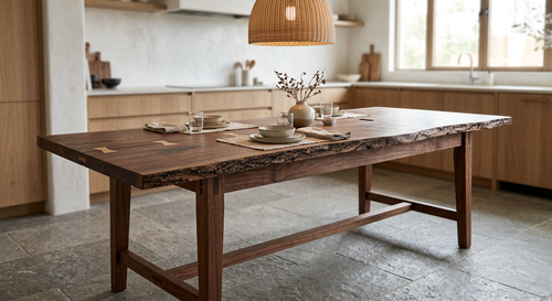 Black Walnut Live-Edge Table