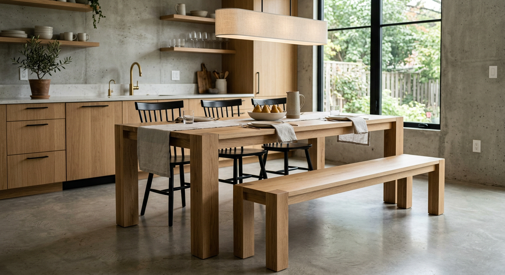 White Oak Parsons Table